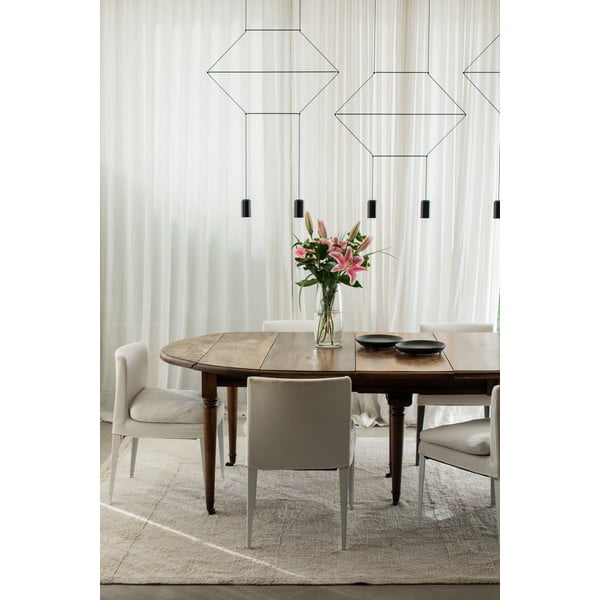 Кремав ръчно изработен памучен килим подходящ за пране 200x300 cm Bloom Natural – Lorena Canals-image-1