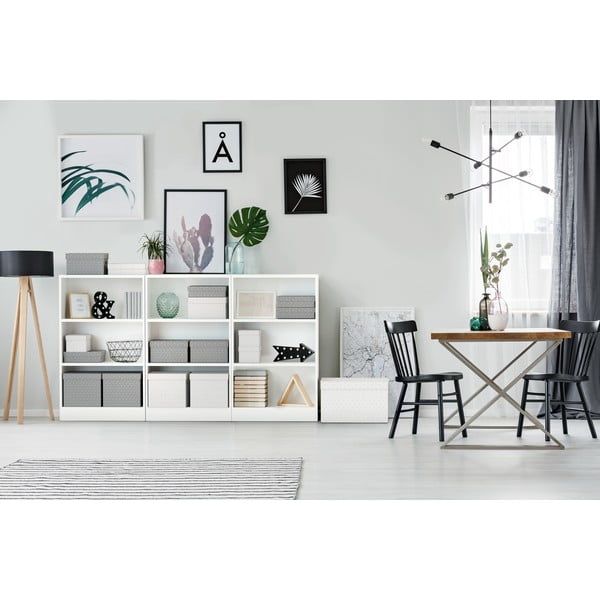 Комплект от 3 бели кутии за съхранение , 26,5 x 36 cm - Esselte Home-image-1