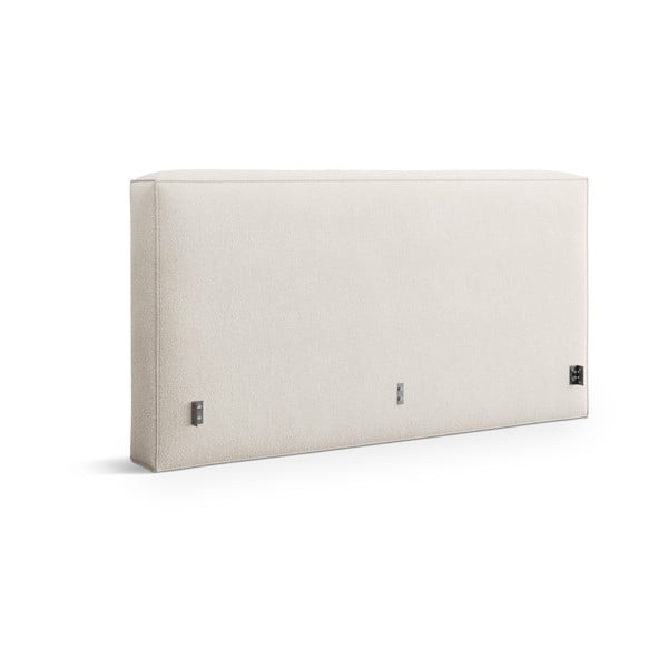 Кремава тапицирана табла за легло 209x100 cm Olivia – Micadoni 