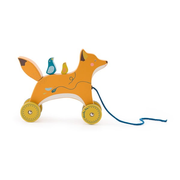 Играчка за дърпане Fox - Moulin Roty-image-3
