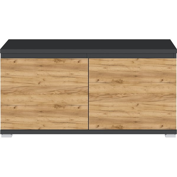 Шкаф за обувки в дъбов декор с пейка Lissabon - Germania-image-2