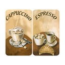 Комплект от 2 стъклени капака за готварска печка Coffee - Wenko