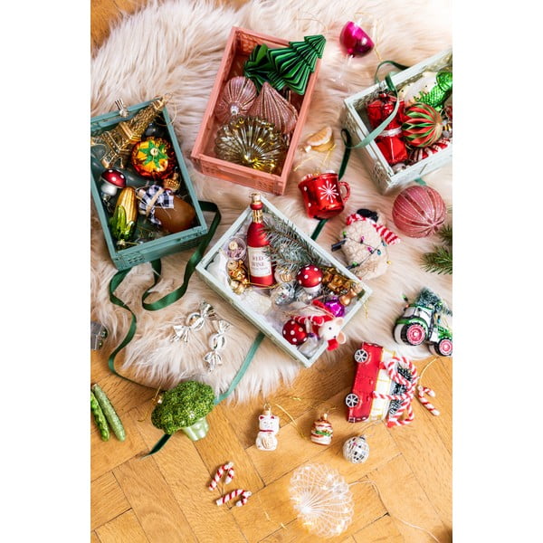 Стъклена коледна украса Coming Home For Xmas – Sass & Belle-image-2