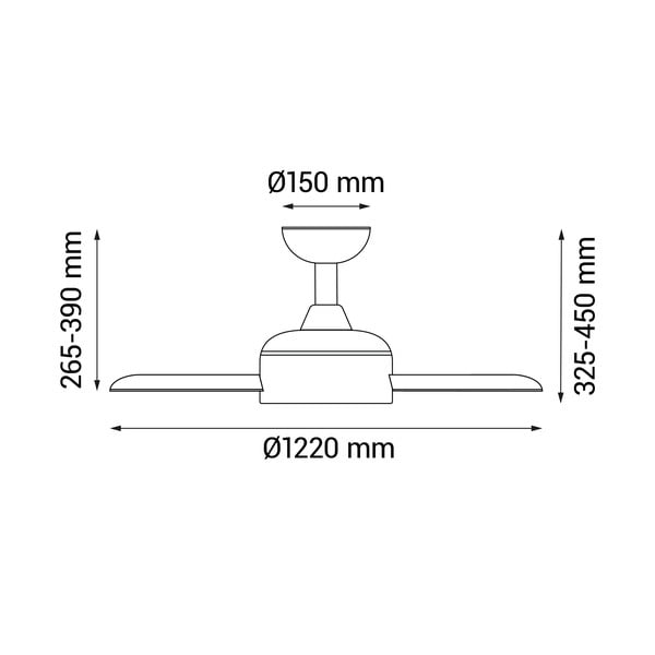 Черно LED осветително тяло за таван ø 15 cm Zarautz – SULION-image-3