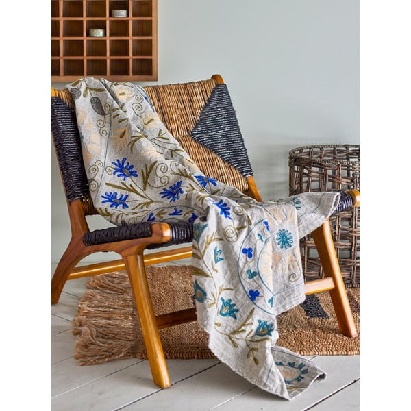 Памучно одеяло 130x150 cm Larisa – Bloomingville-image-1