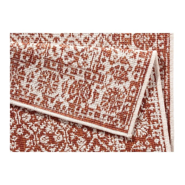 Červený vzorovaný oboustranný koberec vhodný i na ven bougari Curacao, 80 x 150 cm-image-3