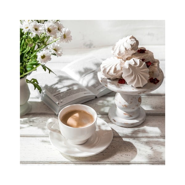 Картина върху стъкло 30x30 cm Meringue – Styler