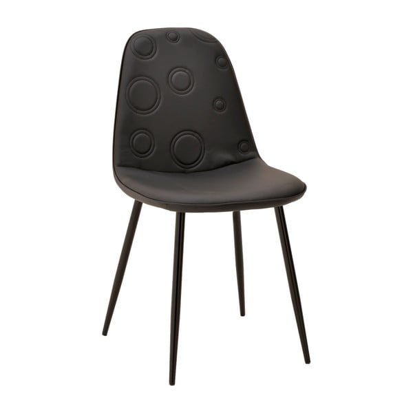 Černá židle InArt Elegant Circles