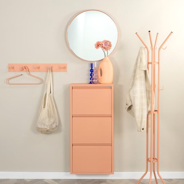 Метална стенна закачалка в цвят сьомга 70 cm Leatherman – Spinder Design-image-3