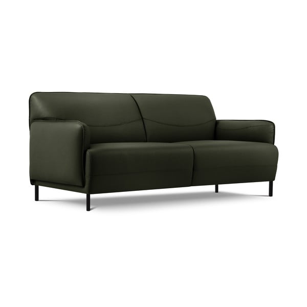 Диван от зелена кожа , 175 x 90 cm Neso - Windsor & Co Sofas-image-2