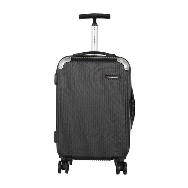 Černé kabinové zavazadlo Travel World Luxury, 44 l