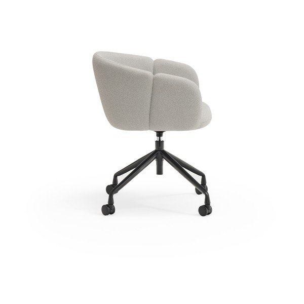 Светлосив тапициран офис стол Add – Teulat-image-2