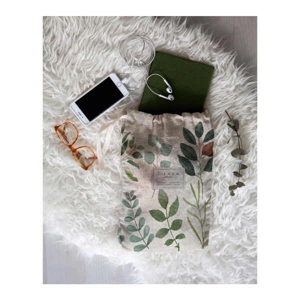 Чанта за пътуване с ленена смес Eucaliptus, дължина 44 cm - Really Nice Things-image-1