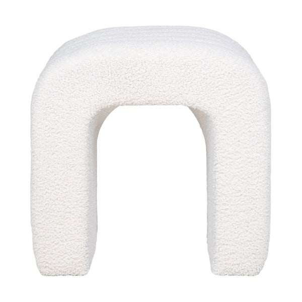 Бяла табуретка от букле Colma – House Nordic-image-1