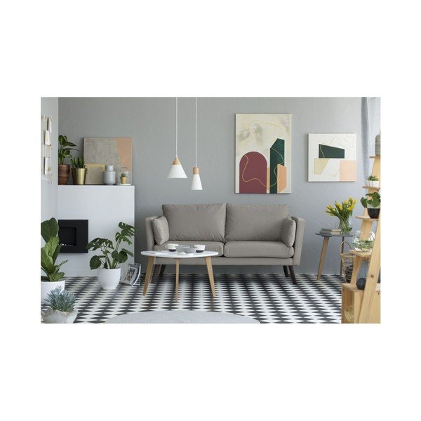 Světle šedá 3místná pohovka Mazzini Sofas Elena-image-3