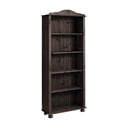 Кафява библиотека от масивен бор 70x181 cm Ella – Støraa