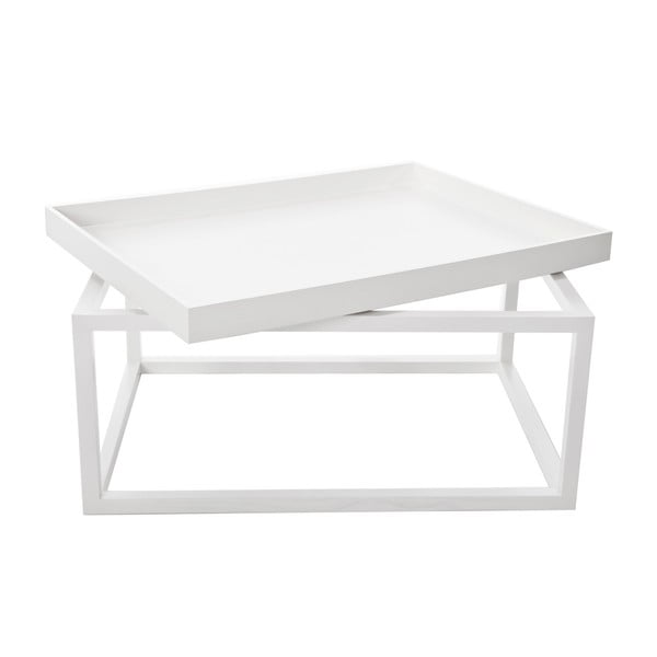 Konferenční stolek Tip, bílý