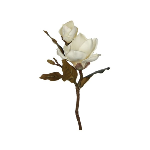 Umělá květina Magnolia White, 43 cm