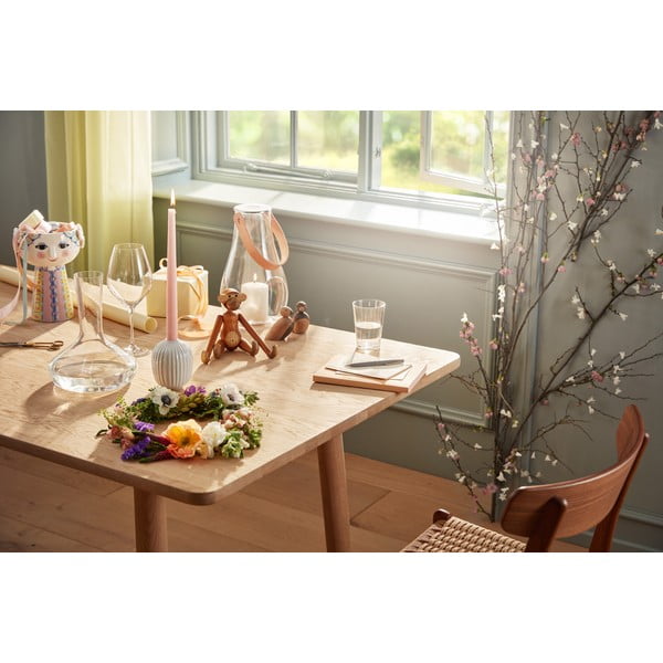 Бял порцеланов свещник Hammershoi, височина 10 cm Hammershøi - Kähler Design-image-1