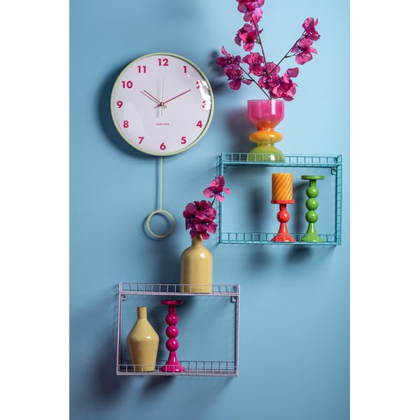 Лилав стоманен стенен рафт на няколко нива 40 cm Reja – PT LIVING-image-1