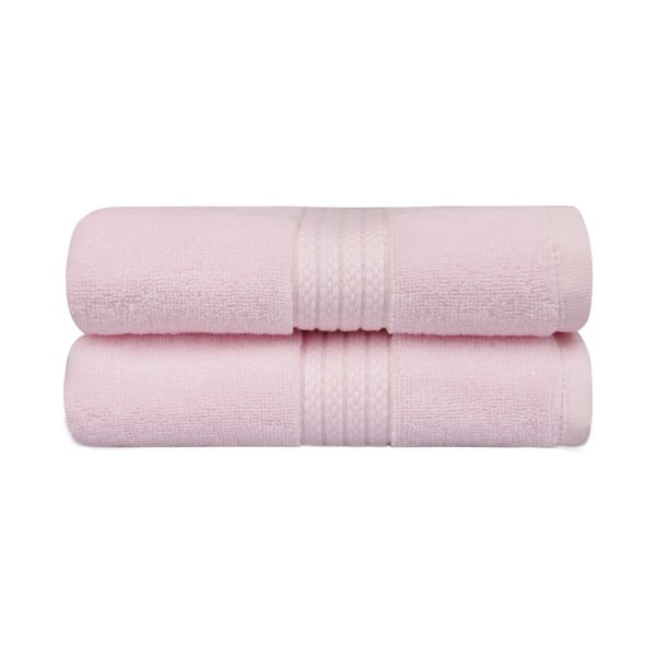 Комплект от 2 розови кърпи за баня , 90 x 50 cm Mira - Unknown