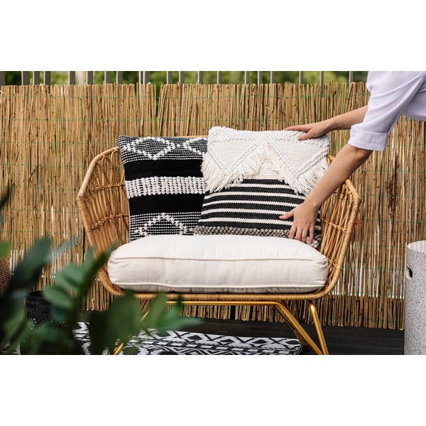 Възглавница за открито от рециклирана пластмаса Hobart, 45 x 45 cm - Green Decore-image-1