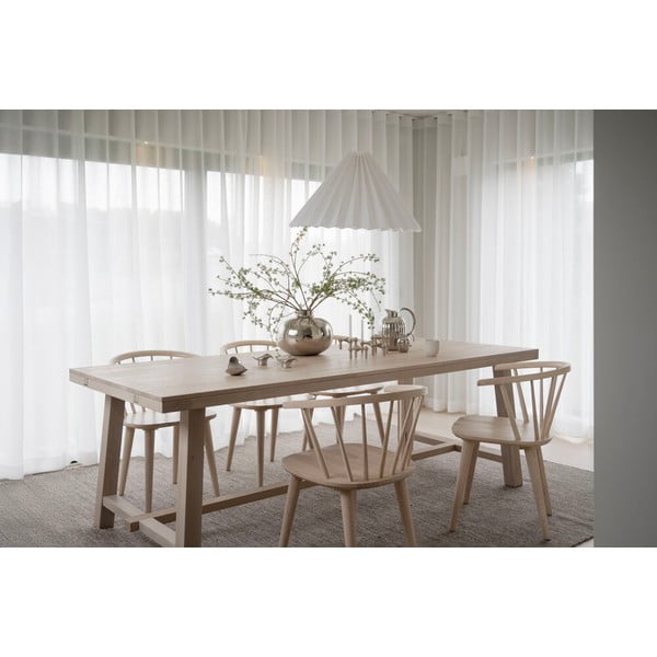 Матова лакирана дъбова маса за хранене , 220 x 95 cm Brooklyn - Rowico-image-3