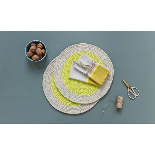 Текстилни салфетки в комплект от 2 броя Lime - Remember-image-2