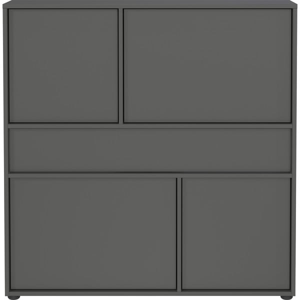 Антрацитно шкафче 105x108x25 cm Ameca 2.0 – Germania-image-3