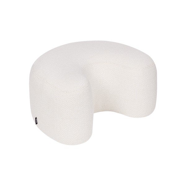 Бежова табуретка от прежда с примки от букле Ü – noo.ma