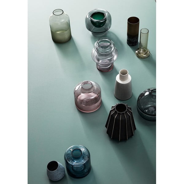 Ръчно изработена стъклена ваза Lunar - Hübsch-image-3