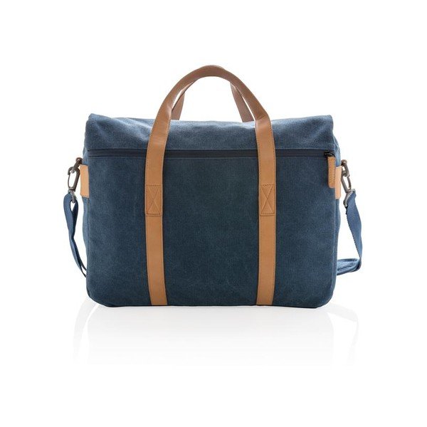 Синя платнена чанта за лаптоп 15,6'' Collection, 16 л - XD Design-image-2