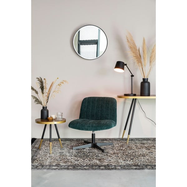 Черна настолна лампа с метален абажур (височина 60 cm) Hajo – White Label-image-3