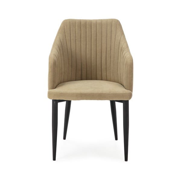 Светлозелени тапицирани трапезни столове в комплект 2 бр. Nadi – Marckeric-image-2