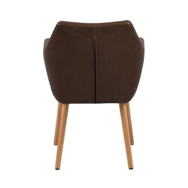 Кафяв фотьойл Nora - Actona-image-3