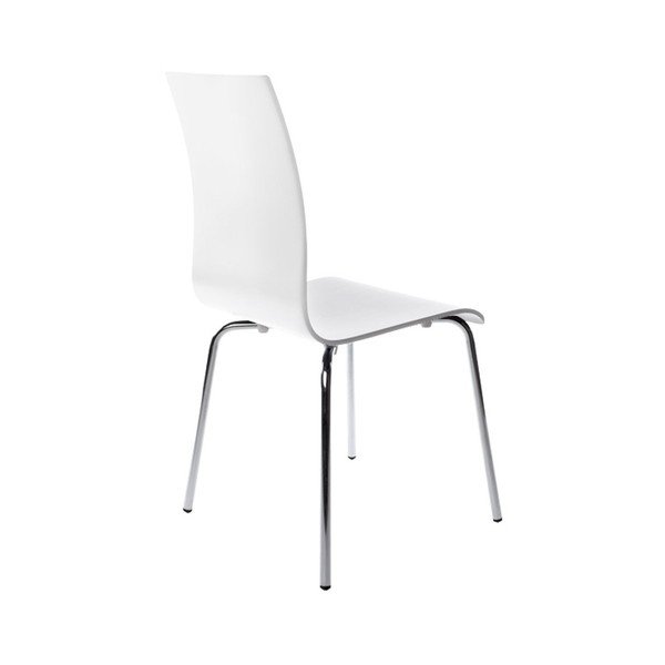 Бял класически трапезен стол - Kokoon-image-1