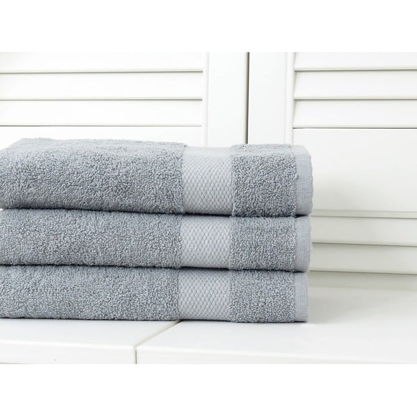 Сива хавлиена кърпа 70x140 cm Adria - B.E.S.-image-1