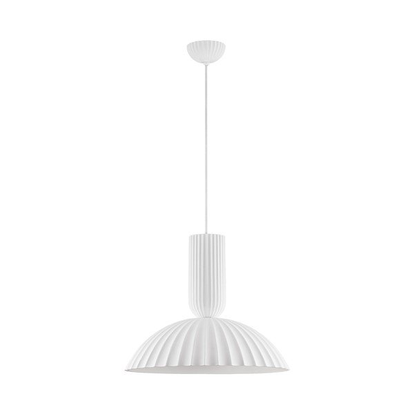 Бяло каменно висящо осветително тяло ø 50 cm Ammos – Nova Luce