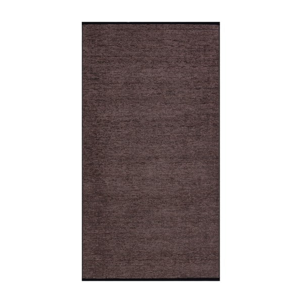 Бордо/черен памучен килим подходящ за пране 120x180 cm Bendigo – Vitaus