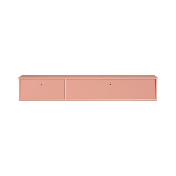Розова маса за телевизор 136x22x32,5 cm Mistral – Hammel Furniture