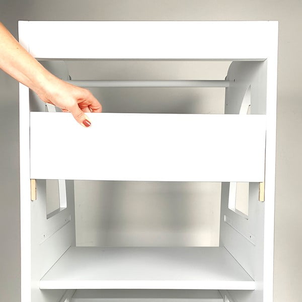 Предна бяла лента към учебната кула Montessori - Rocket Baby-image-2