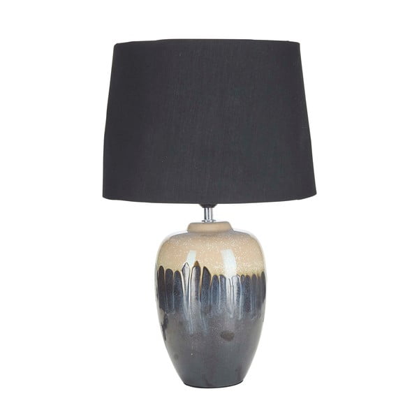 Черна настолна лампа, височина 35 cm - Bahne & CO