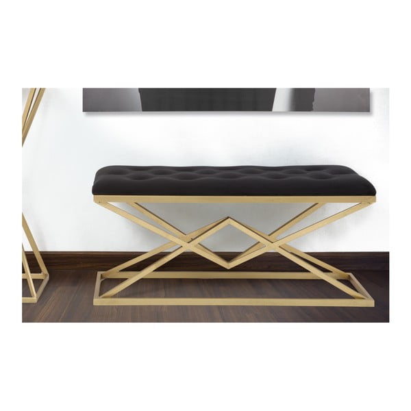 Пейка в черно и златно Piramid, 100 x 40 cm - Mauro Ferretti-image-2