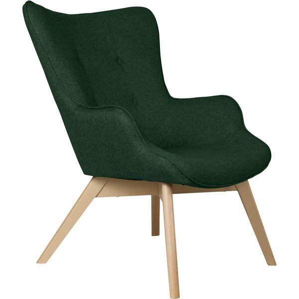 Тъмнозелено кресло Niko – Ropez