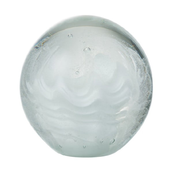 Декоративна стъклена топка Paperwei, ⌀ 12 см - J-Line