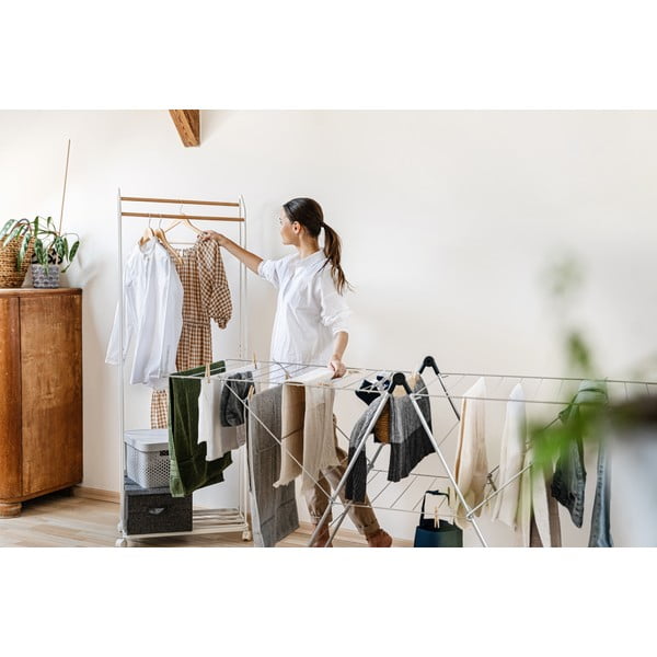 Стоманена стойка за сушене Vento, дължина 177 cm - Metaltex-image-2