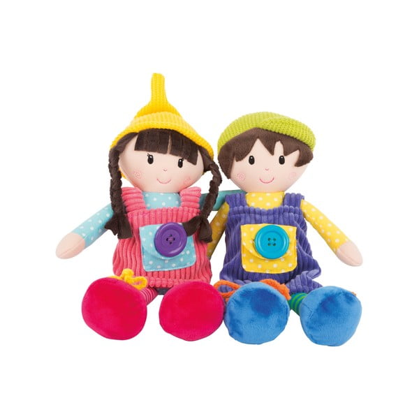 Комплект от 2 детски парцалени кукли Ноа и Ема - Legler