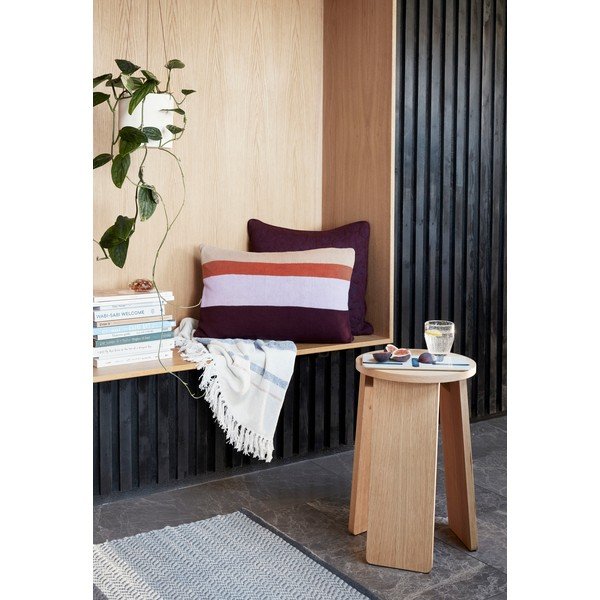 Памучна възглавница Norma, 60 x 40 cm - Hübsch-image-2