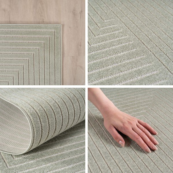 Зелен килим за открито и закрито 80x150 cm Nova 1202 – Ayyildiz Carpets-image-2