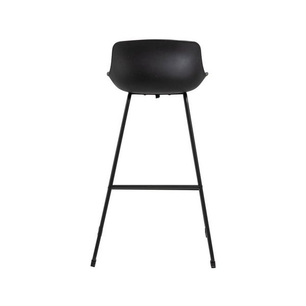 Черен бар стол (височина на седалката 76 cm) Tina – Actona-image-3